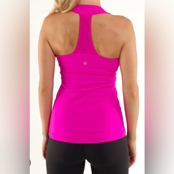 Lululemon Scoop Neck Tank - Paris Pink - Picture 2 of 5